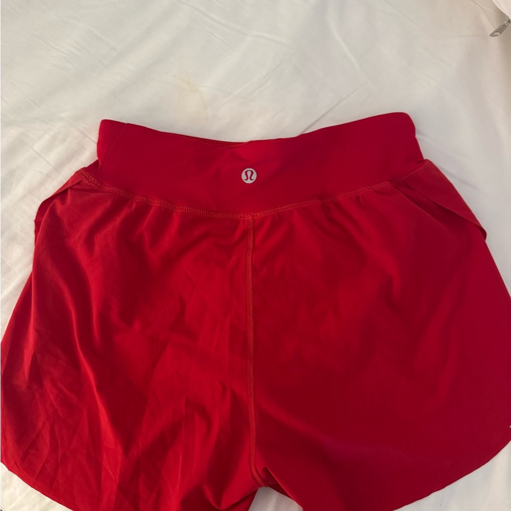 lululemon athletica Women's Bold Red Athletic Shorts
